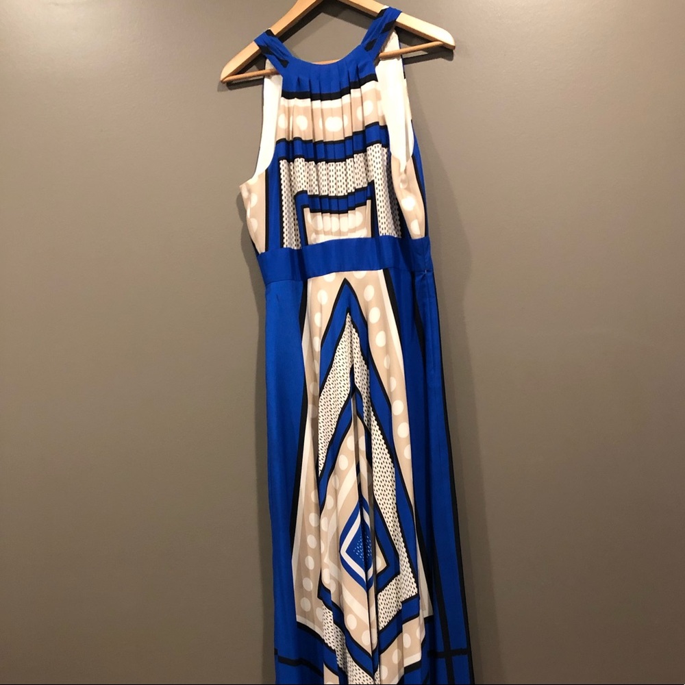 Long, dressy hankerchief dress. Eliza J size 10